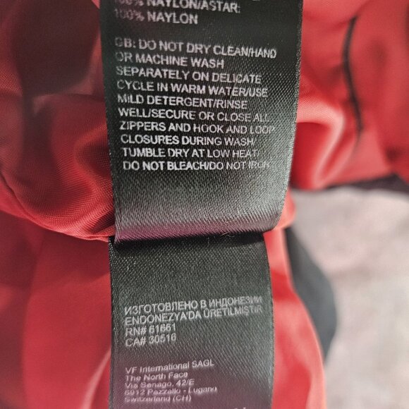 The North Face Men's Hyvent Black Gray Zip Up Hooded Jacket Coat XL SHELL ONLY - Picture 9 of 14